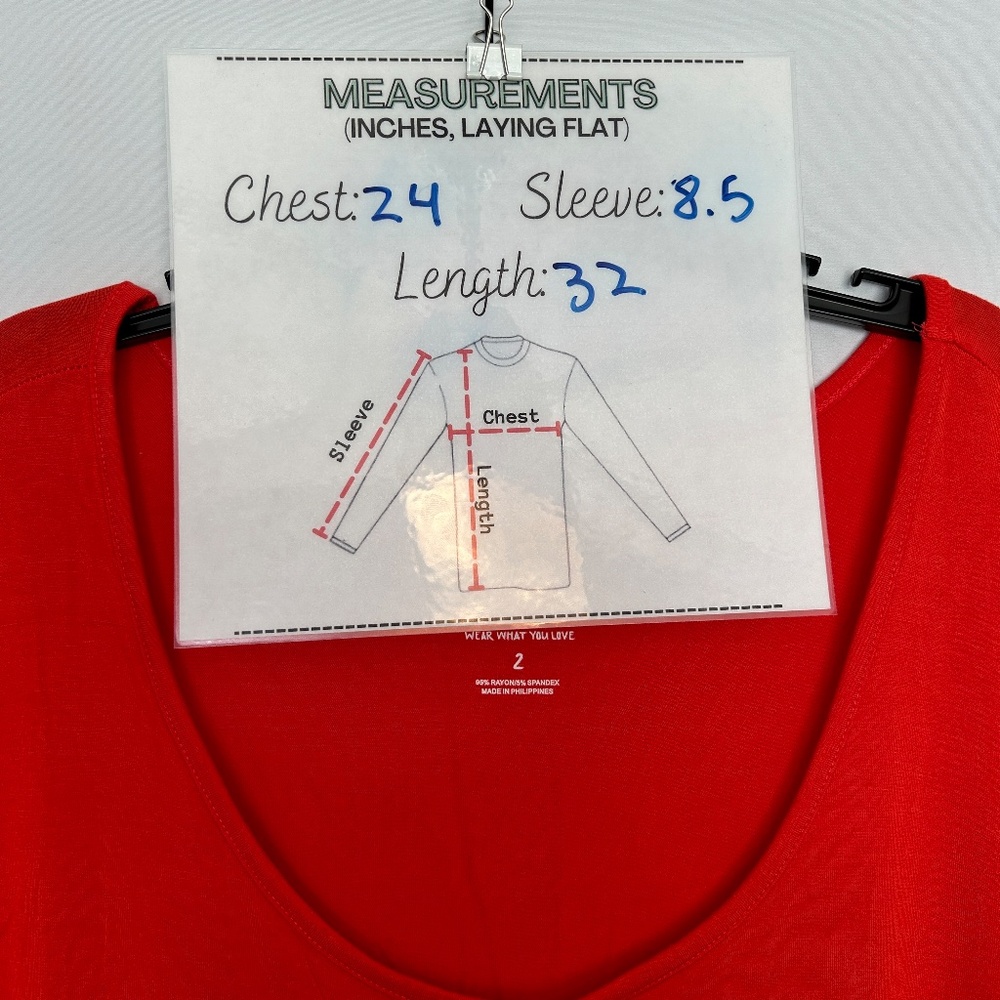 Torrid‎ Orange Super Soft Short Sleeve Shirt - Picture 5 of 6